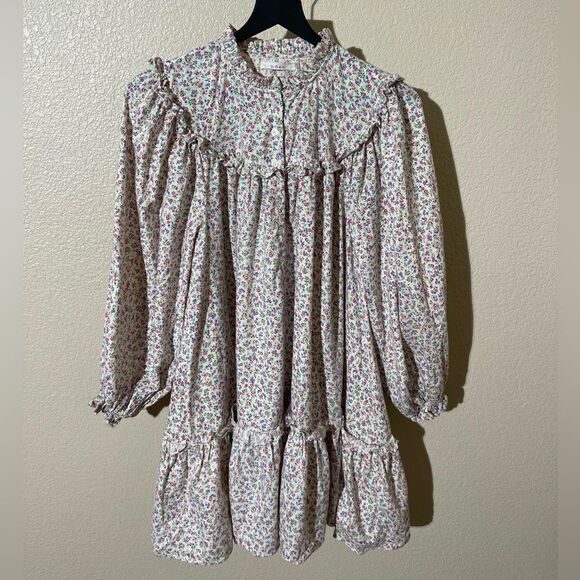 Doen Cream Floral Dress - Picture 2 of 7